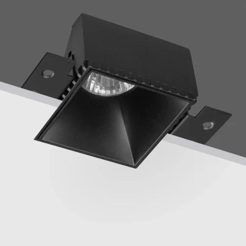 Светильник точечный Nimbus 370998 Novotech чёрный на 1 лампу, основание чёрное в стиле современный хай-тек для затирки квадратный фото 4 Светильник точечный Nimbus 370998 Novotech чёрный на 1 лампу, основание чёрное в стиле современный хай-тек для затирки квадратный фото 4