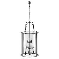 Светильник подвесной Lighthouse 10456/12 CR LOFT IT прозрачный на 12 ламп, основание хром в стиле классический арт-деко 