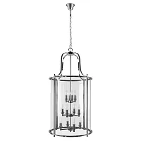 Светильник подвесной Lighthouse 10456/12 CR LOFT IT прозрачный на 12 ламп, основание хром в стиле классический арт-деко 
