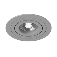 Светильник точечный Intero 16 Round i61909 Lightstar серый 1 лампа, основание серое в стиле хай-тек современный 