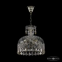 Светильник подвесной 14781/30 G Leafs K801 Bohemia Ivele Crystal прозрачный 5 ламп, основание золотое в стиле классический leafs