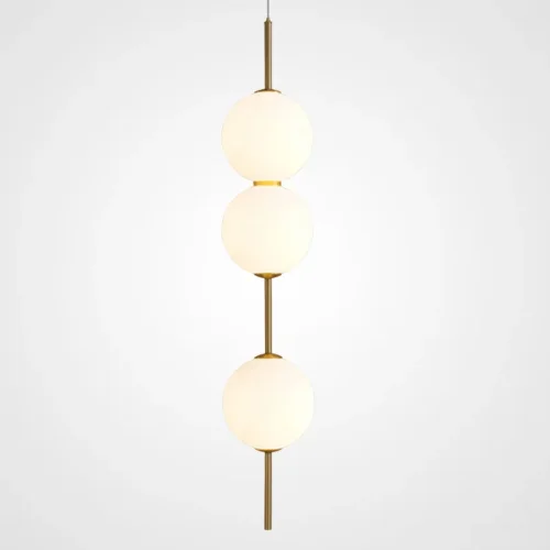 Светильник подвесной VOKE L3 219149-23 ImperiumLoft белый на 3 лампы, основание латунь в стиле современный Светильник подвесной VOKE L3 219149-23 ImperiumLoft белый на 3 лампы, основание латунь в стиле современный