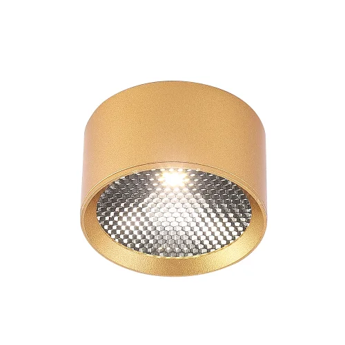 Светильник накладной LED CLT 525C95 GO 4000K Crystal Lux золотой 1 лампа, основание золотое в стиле современный круглый фото 4