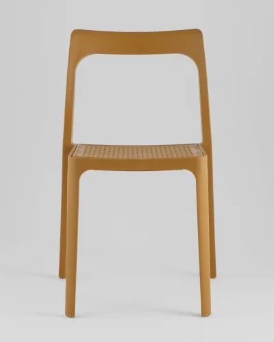 Стул Marty, пластиковый, охра УТ000039192 Stool Group, /, ножки/пластик/коричневый, размеры - *767***505*500 фото 2