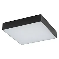 Светильник потолочный ЛЕД Квадрат (Square Led) 10435-NW Nowodvorski чёрный на 1 лампу, основание чёрное в стиле современный 