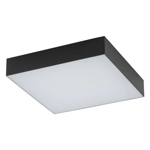 Светильник потолочный ЛЕД Квадрат (Square Led) 10426-NW Nowodvorski чёрный на 1 лампу, основание чёрное в стиле современный Светильник потолочный ЛЕД Квадрат (Square Led) 10426-NW Nowodvorski чёрный на 1 лампу, основание чёрное в стиле современный