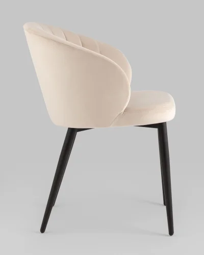 Стул Lastura велюр молочный УТ000039133 Stool Group, /, ножки//, размеры - *770***530*570 фото 4