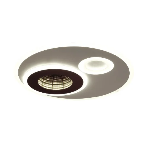 Люстра потолочная Milly 4501/85CL Lumion белая на 1 лампа, основание белое в стиле минимализм 