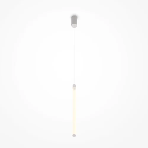Светильник подвесной LED Ray P022PL-L20W3K Maytoni белый на 1 лампу, основание белое в стиле современный трубочки фото 9