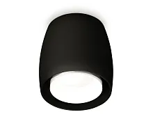 Светильник накладной Techno spot XS1142001 Ambrella light чёрный 1 лампа, основание чёрное в стиле хай-тек современный круглый