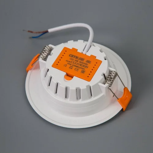 Светильник точечный LED Кинто CLD5106N Citilux белый 1 лампа, основание белое в стиле современный  фото 3