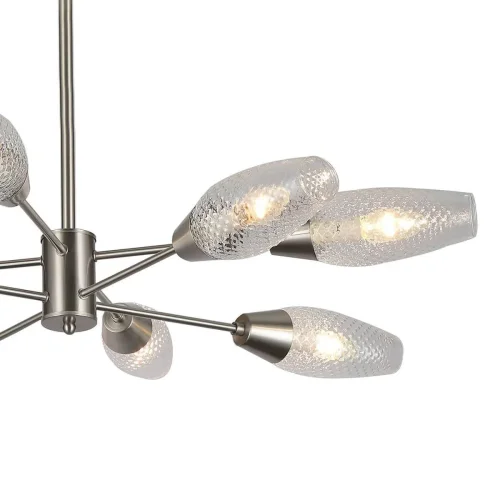 Люстра потолочная Desire 10165/8PL Nickel Escada прозрачная на 8 ламп, основание никель в стиле современный  фото 4