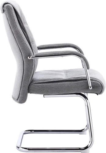 Кресло Бонд КФ Ткань Серый ЕК-333А КФ Ф Гри Everprof, серый/ткань, ножки//, размеры - 990*990***570* фото 3