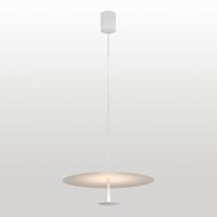 Светильник подвесной LED LSP-7488 Lussole белый на 1 лампу, основание белое в стиле современный отражённый свет