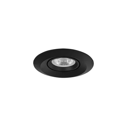 Светильник точечный Mira Mini A2762PL-1BK Arte Lamp чёрный на 1 лампу, основание чёрное в стиле современный круглый