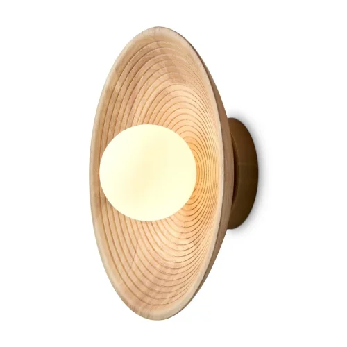 Бра Albero FR5589WL-01T Freya белый коричневый на 1 лампу, основание латунь в стиле современный кантри фото 14