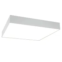 Светильник потолочный LED Zon C067CL-L48W3K Maytoni белый 1 лампа, основание белое в стиле современный квадраты