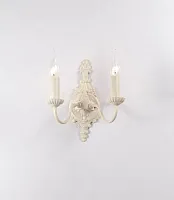 Бра PENE W146.2 Ivory Lucia Tucci без плафона 2 лампы, основание белое в стиле классический 