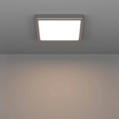 Светильник потолочный LED Fueva 901766 Eglo белый на 1 лампу, основание хром в стиле современный квадратный фото 7