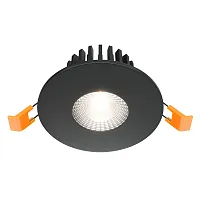 Светильник точечный LED Zen DL038-2-L7B4K Maytoni чёрный 1 лампа, основание чёрное в стиле современный 