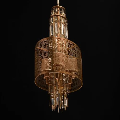 Люстра подвесная Марокко 185010410 MW-Light коричневая на 10 ламп, основание коричневое в стиле восточный  фото 11