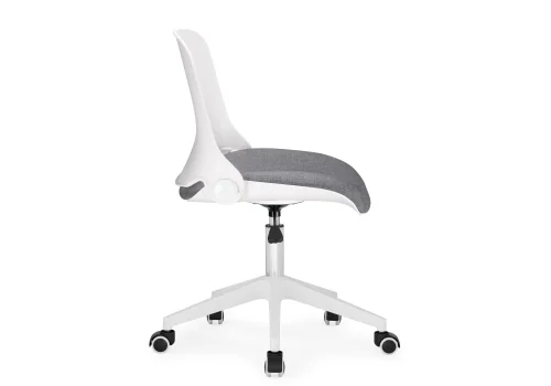 Компьютерное кресло Zarius gray / white 15612 Woodville, серый/ткань, ножки/пластик/белый, размеры - *930***580*580 фото 3