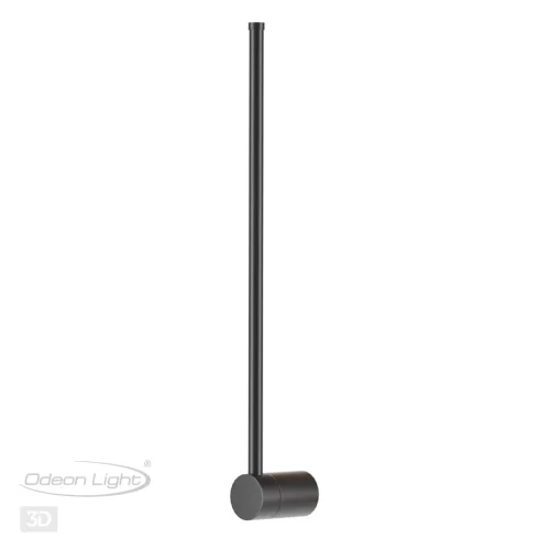 Бра LED Fillini 4335/12WLP Odeon Light чёрный на 1 лампу, основание чёрное в стиле минимализм хай-тек современный отражённый свет фото 6