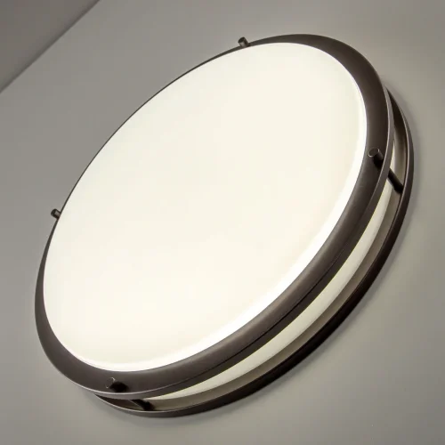 Люстра потолочная LED Бостон CL709505N Citilux белая на 1 лампа, основание венге коричневое в стиле современный  фото 11