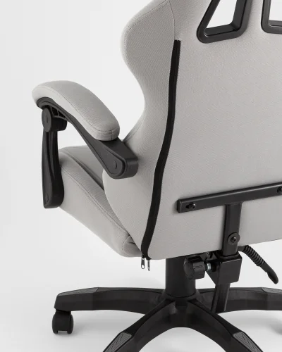 Кресло спортивное TopChairs Druid, серый, ткань УТ000039469 Stool Group, серый/ткань, ножки/пластик/чёрный, размеры - *1270**** фото 6