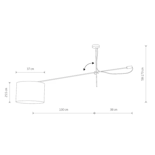 Светильник подвесной Viper 6640-NW Nowodvorski белый на 1 лампу, основание белое в стиле современный фото 7