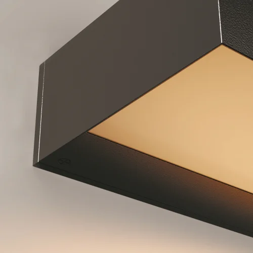 Настенный светильник уличный LED Lot O428WL-L10GF3K Maytoni уличный IP65 графит на 1 лампу, плафон графит в стиле современный LED фото 11