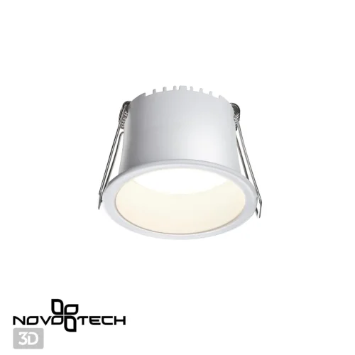 Светильник точечный LED Tran 359232 Novotech белый 1 лампа, основание белое в стиле современный хай-тек  фото 5