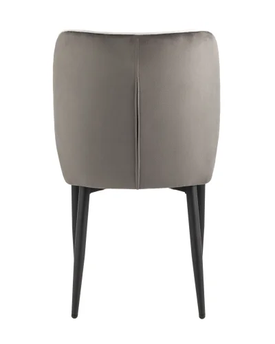 Стул Лоренс NEW, велюр антрацитовый УТ000035606 Stool Group, серый/велюр, ножки/металл/чёрный, размеры - ****490*630 фото 7