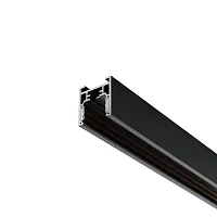 Шинопровод 2м низкопрофильный накладной Magnetic track system Exility TRXM034-412B Maytoni чёрный в стиле хай-тек современный для светильников серии Magnetic track system Exility накладной шинопровод exility тонкая магнитная
