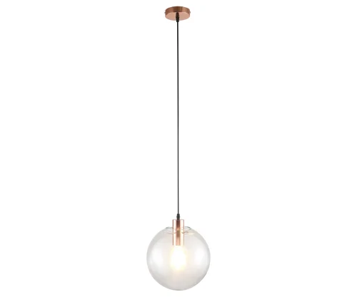 Светильник подвесной Меркурий 07564-25,21 Kink Light прозрачный 1 лампа, основание медь в стиле современный шар фото 2