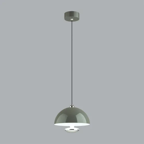 Светильник подвесной LED Globe 6569/6L Lumion серый на 1 лампу, основание белое в стиле современный фото 4