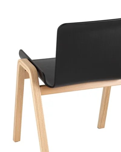 Стул Harbour, черный УТ000036002 Stool Group, чёрный/пластик, ножки/дерево/бежевый, размеры - ****557*558 фото 4