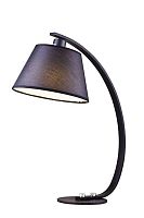 Настольная лампа Alba E 4.1.1 B Arti Lampadari чёрная 1 лампа, основание чёрное металл в стиле современный 