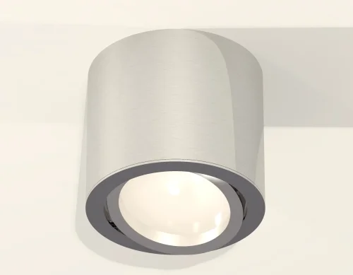 Светильник накладной Techno spot XS7405001 Ambrella light серебряный 1 лампа, основание серебряное в стиле хай-тек современный круглый фото 2
