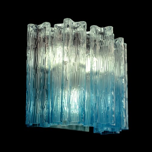 Бра Мурано / Murano 10580W Clear blue LOFT IT синий на 3 лампы, основание бронзовое в стиле современный арт-деко фото 4 Бра Мурано / Murano 10580W Clear blue LOFT IT синий на 3 лампы, основание бронзовое в стиле современный арт-деко фото 4