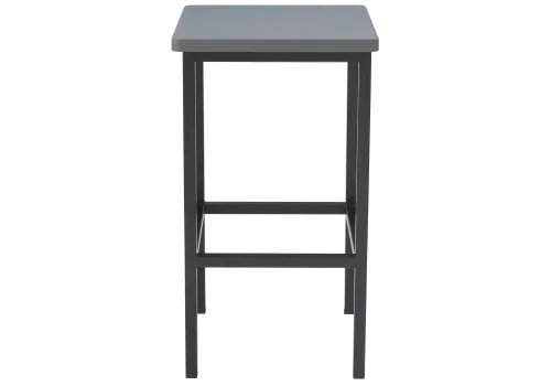 Барный стул Лофт темно-серый / черный матовый 432939 Woodville, серый/, ножки/металл/чёрный, размеры - ****340*340 фото 2