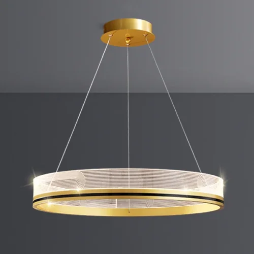 Люстра подвесная DILEMMA D40 Brass 219816-23 ImperiumLoft прозрачная на 1 лампу, основание латунь в стиле современный фото 14