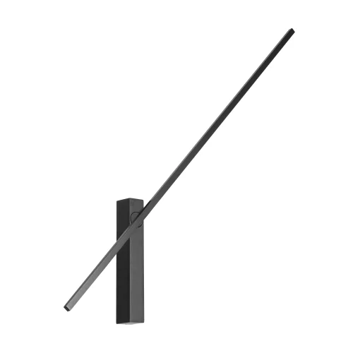 Бра LED Pixel CL216471 Citilux чёрный на 1 лампу, основание чёрное в стиле современный хай-тек минимализм отражённый свет фото 2