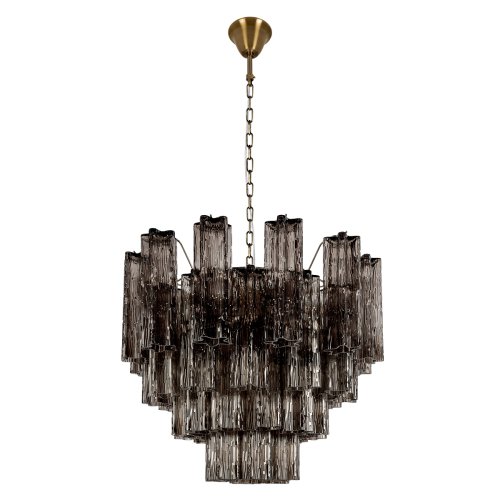 Люстра подвесная Мурано / Murano 10580/600 Smoke LOFT IT дымчатая на 10 ламп, основание бронзовое в стиле арт-деко современный Люстра подвесная Мурано / Murano 10580/600 Smoke LOFT IT дымчатая на 10 ламп, основание бронзовое в стиле арт-деко современный