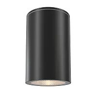 Светильник накладной Roll O307CL-01B Maytoni чёрный 1 лампа, основание чёрное в стиле современный круглый