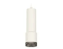 Светильник подвесной XP7401002 Ambrella light чёрный белый 1 лампа, основание белое в стиле модерн хай-тек трубочки