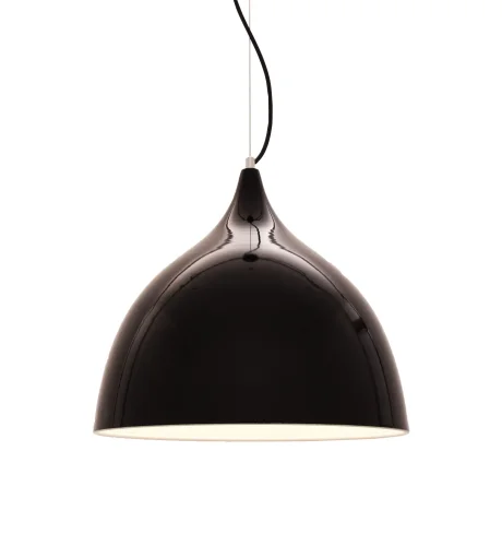 Светильник подвесной Vittorio LDP 7520  BK GL Lumina Deco чёрный 1 лампа, основание чёрное в стиле современный 