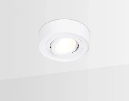 Светильник точечный TN150 Ambrella light белый 1 лампа, основание белое в стиле современный  фото 3