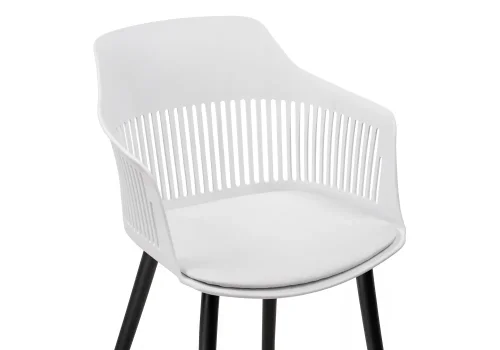 Пластиковый стул Crocs white / black 15711 Woodville, белый/рогожка, ножки/пластик/чёрный, размеры - ****550*580 фото 5