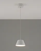 Светильник подвесной LED Atla V10888-PL Moderli белый 1 лампа, основание белое в стиле модерн 